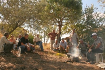 BAYRAMİÇ KÖYÜNDE BALIK ZİYAFETİ