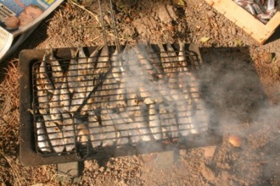 BAYRAMİÇ KÖYÜNDE BALIK ZİYAFETİ